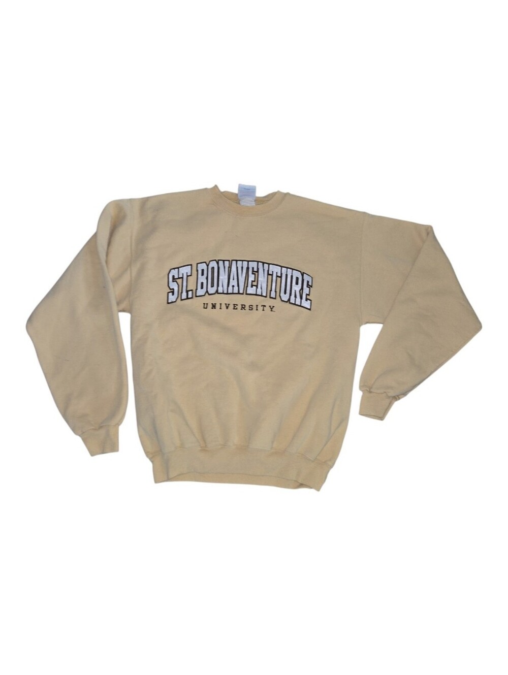 Champion Yellow St. Bonaventure University Crewneck Sweatshirt Size M